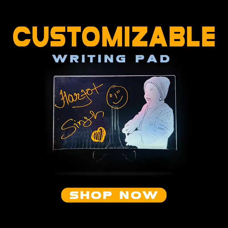 Customizable Writing Pad